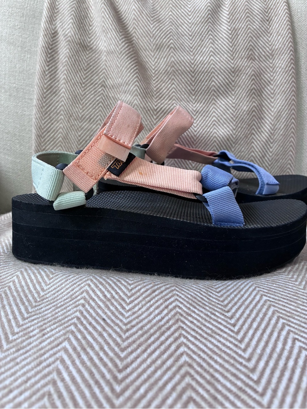 Teva-Free People Women’s Platform Sandals. In Summersalt - Picture 4 of 6